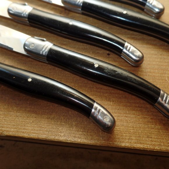 Set of 5 Barenthal L’Artet La Table France Bee Handle Steak Knives Set - Picture 3 of 11